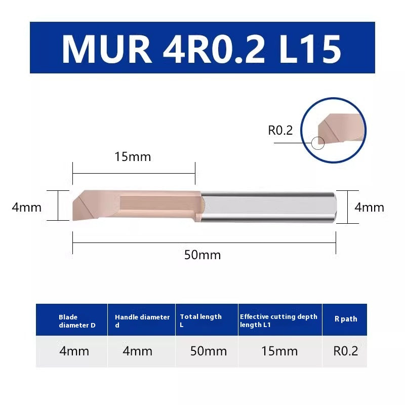 1130-MUR Small Bore Bore Cutter Small Bore Boring Bar Integral Tungsten Carbide SBUR6 90 Degree Flat Bottom Small Bore Bore Cutter Shandong Denso Pricision Tools Co.,Ltd.